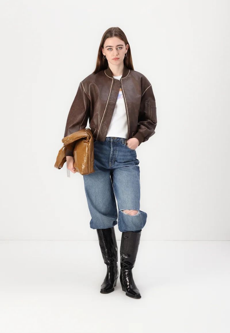 Guess ANGELIQUE VINTAGE - 가죽 재킷 - 리갈 브라운 Guess
ANGELIQUE VINTAGE - Faux leather jacket - regal brown