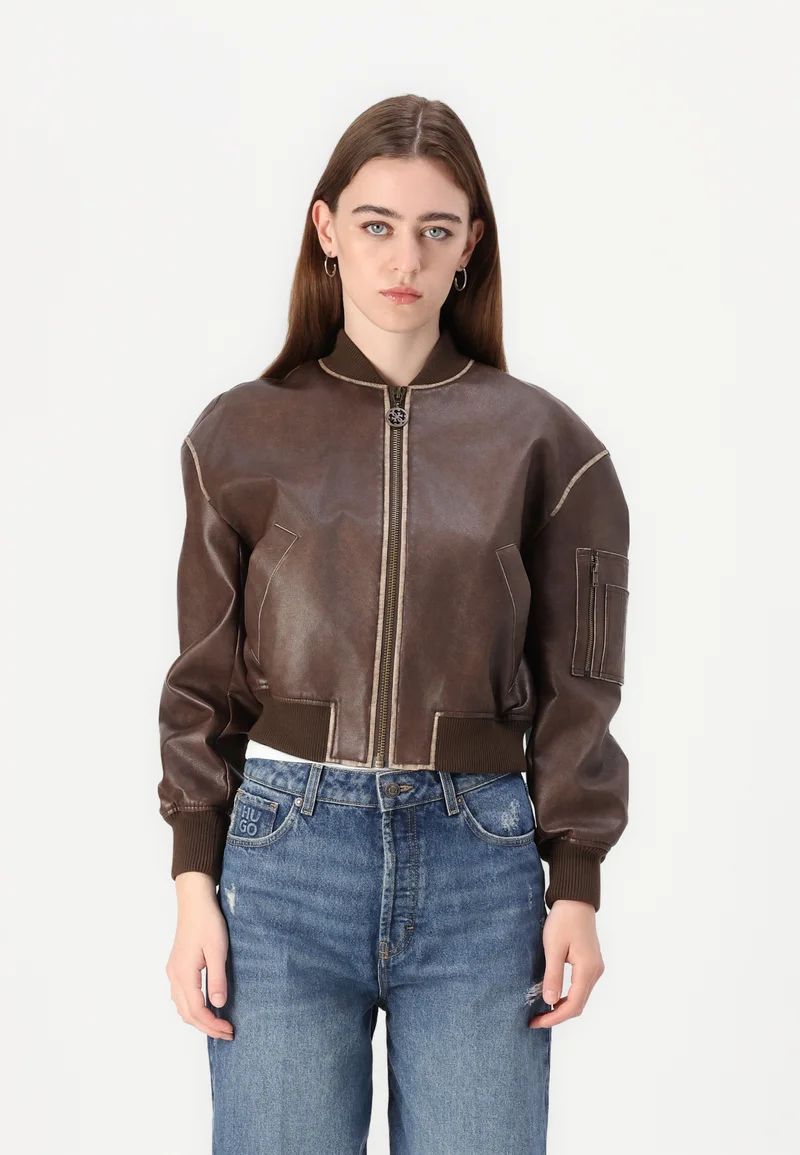 Guess ANGELIQUE VINTAGE - 가죽 재킷 - 리갈 브라운 Guess
ANGELIQUE VINTAGE - Faux leather jacket - regal brown