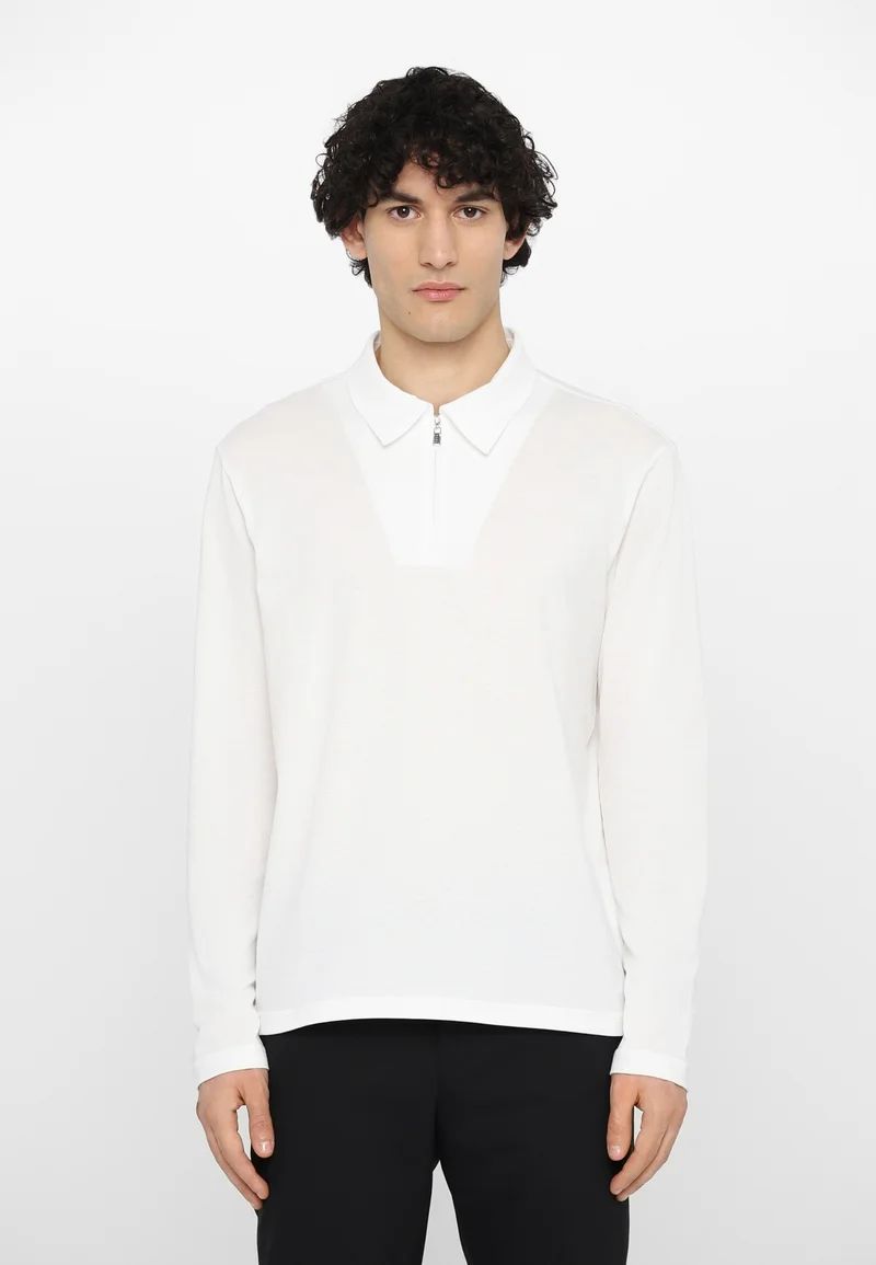 스웨덴의 호랑이 라론 - 긴팔 상의 - 퓨어 화이트 TIGER OF SWEDEN
LARON - LONG SLEEVED TOP - PURE WHITE