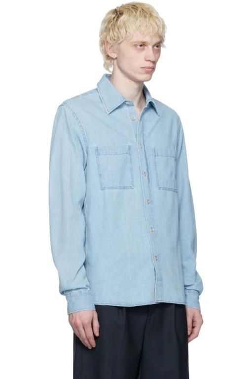 [ANOTHER ASPECT]Blue Another Shirt 5 0 Shirt 232227M192001