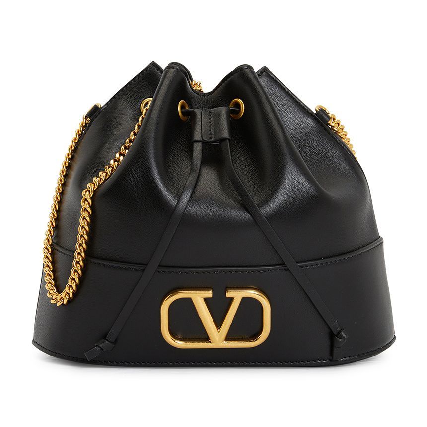 Valentino V Logo Signature Women's Chain Bucket Bag