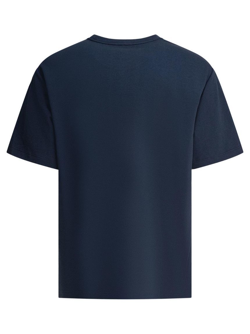 Tシャツ・カットソー NN07 T-shirts (2513457250 NAT SS LOGO TEE 3457NAVY BLUE) NN07(NN07) | NN.07 2513457250NAT SS LOGO TEE 3457NAVY BLUE