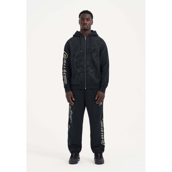 Ed Hardy 에드 하디 크롤링 드래곤 조거 팬츠 - 트랙수트 바지 블랙