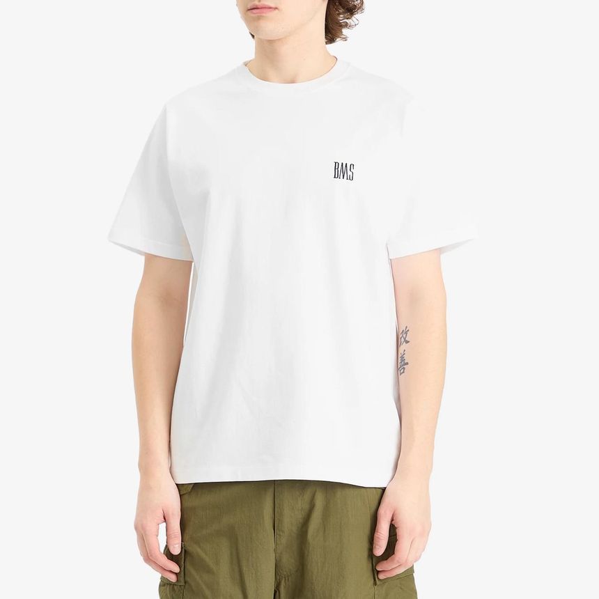 빔스 BEAMS BMS Logo T Shirt 1104-1321-803-01