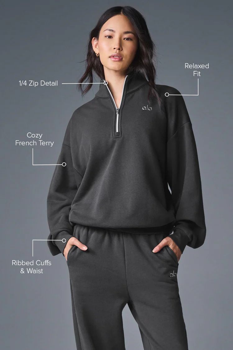 ACCOLADE 1/4 지퍼 풀오버 ACCOLADE 1/4 ZIP PULLOVER