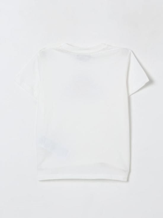 25SS 키즈 모스키노 티셔츠 MUM04BLAA03 10063 White