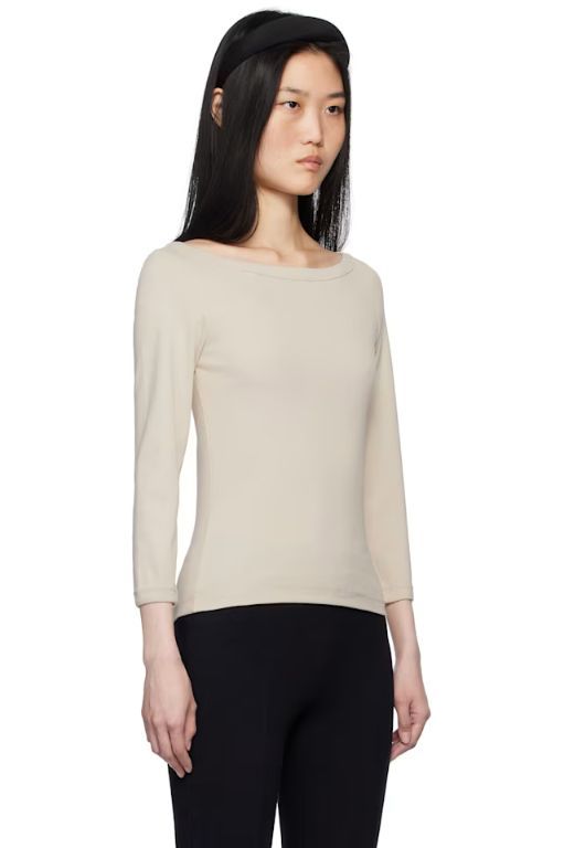 FLORE FLORE 오프 화이트 스테피 티셔츠 STEFFI TEE TP839690865