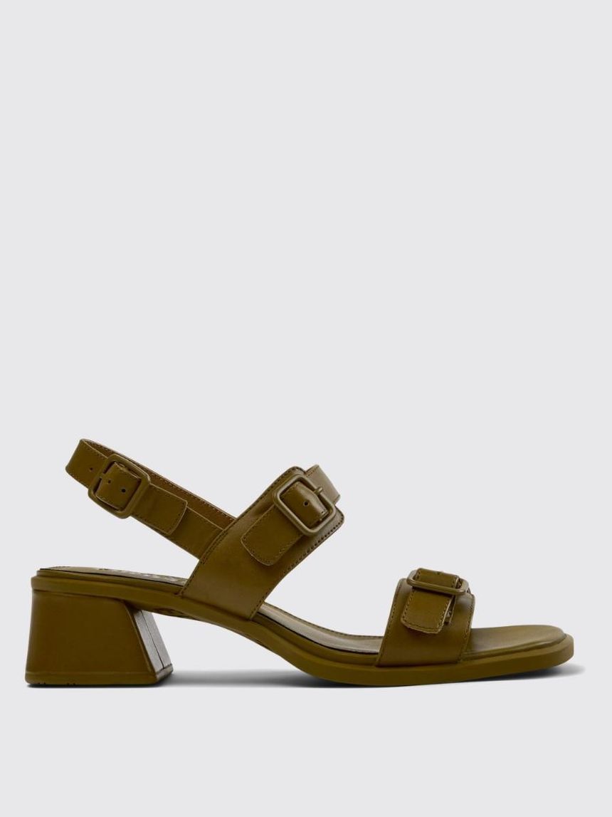 캠퍼 Womans Heeled Sandals Camper K201739-003 KORA SANDAL Green 0 []