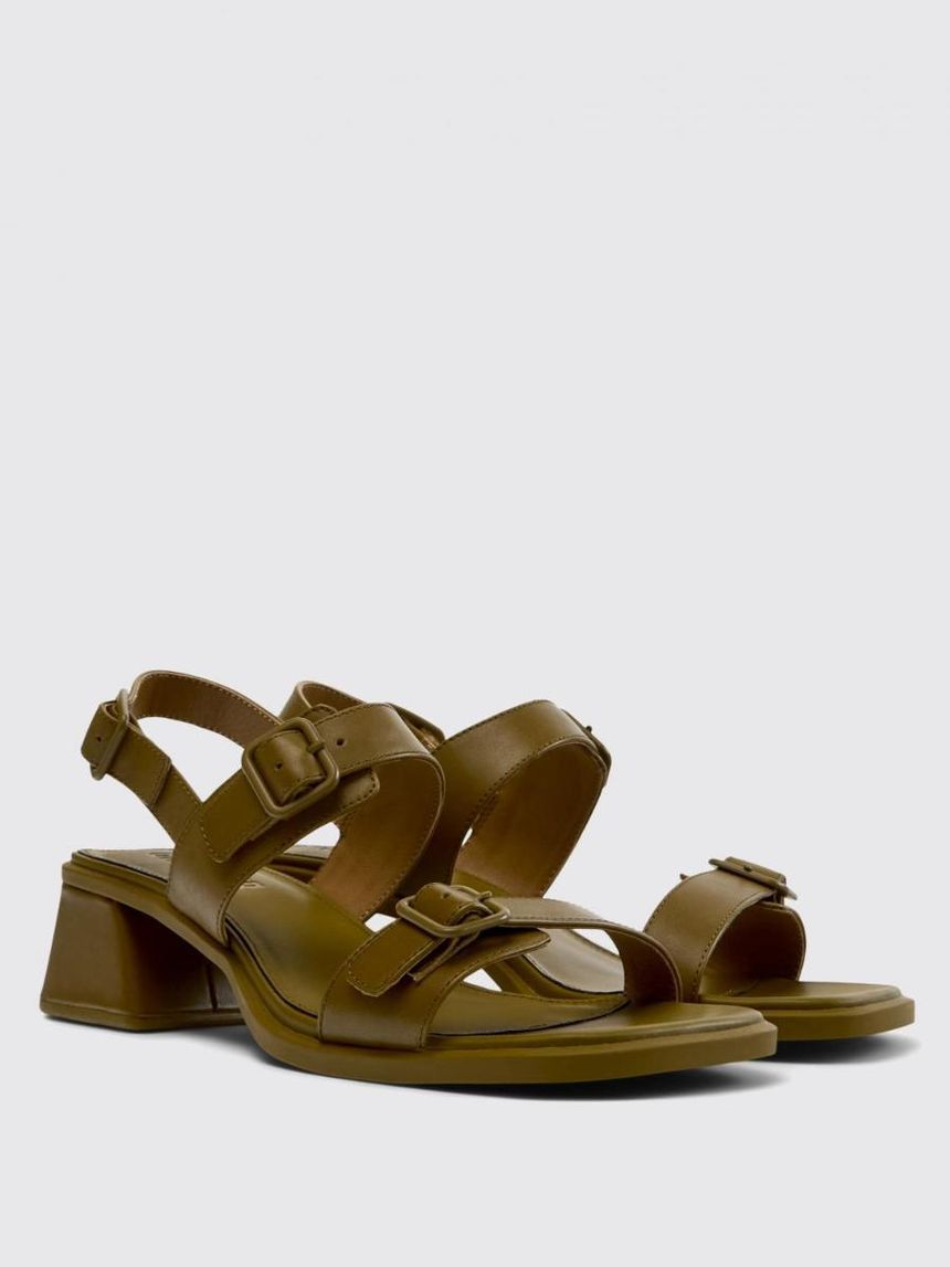 캠퍼 Womans Heeled Sandals Camper K201739-003 KORA SANDAL Green 0 []