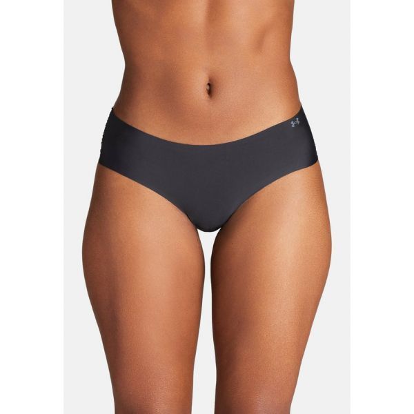 Under Armour 언더 아머 퓨어 스트레치 힙 3팩 - 브리프 블랙