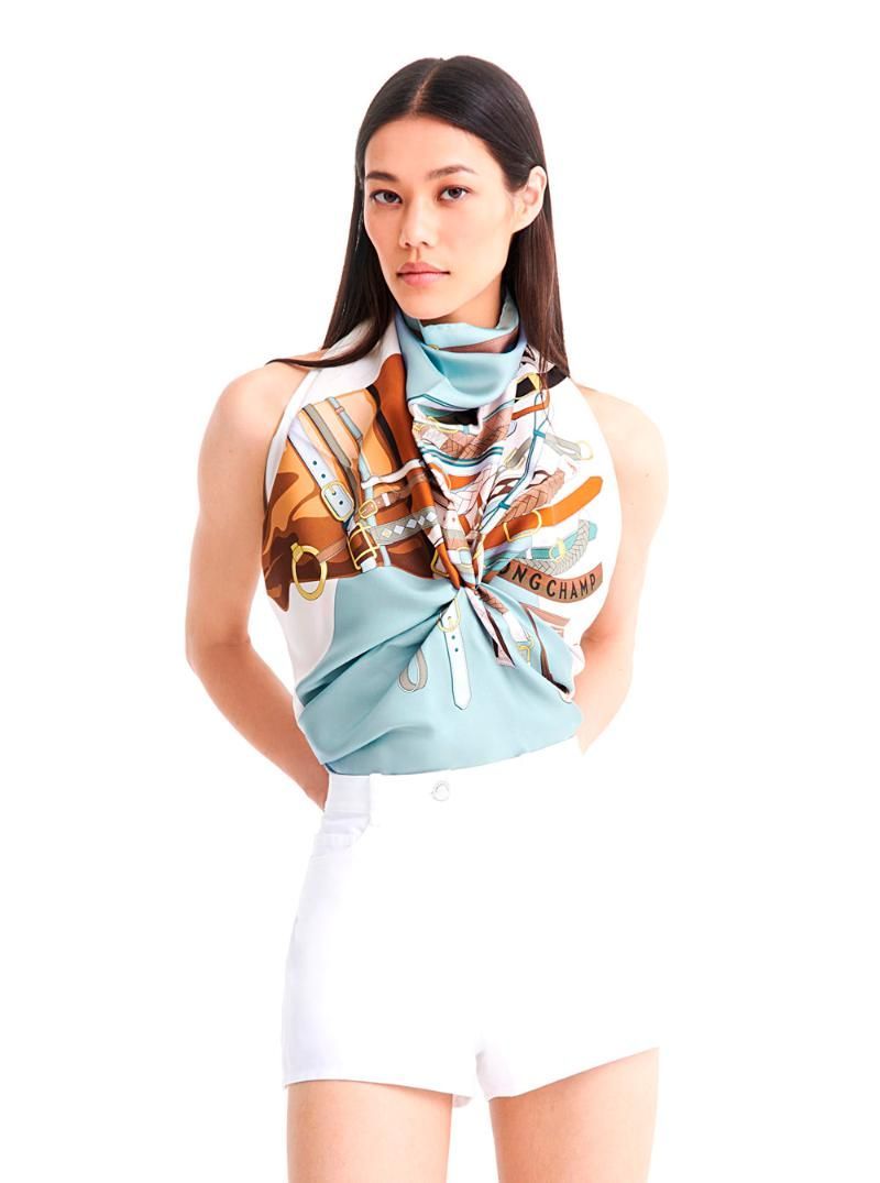 LONGCHAMP 50620GSOM07 풀라드 90x90 버베나
