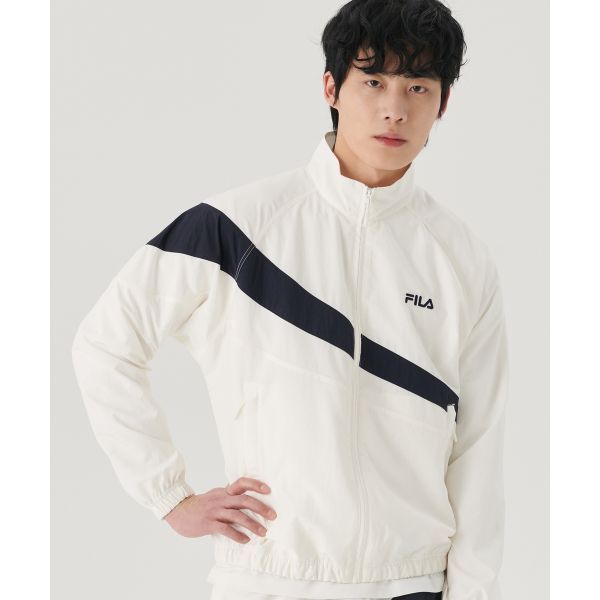 FILA 경량 플래그 바람막이(FS2JKG2103XOWH)
