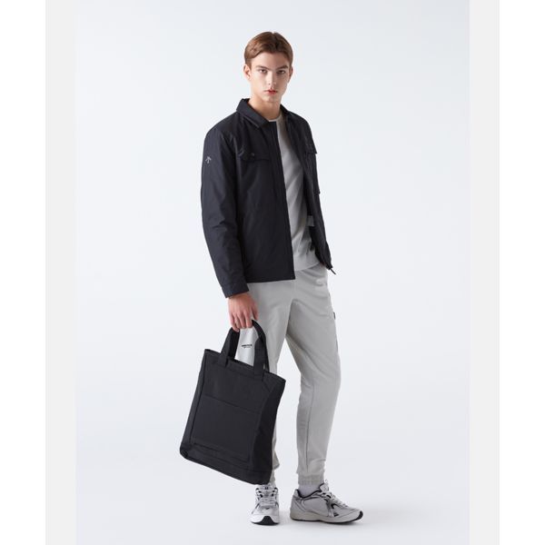 DESCENTE [DUALIS] 스퀘어 토트백 블랙(SP323DBG80)