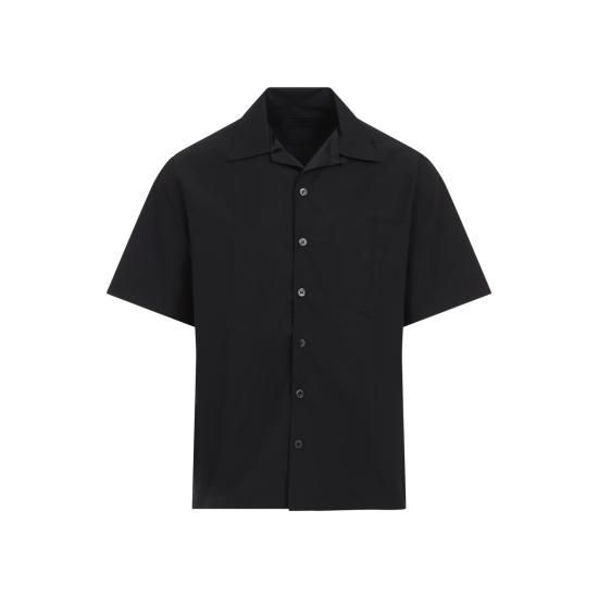 25SS 프라다 반팔 셔츠 SC803SOOO16A6 BLACK