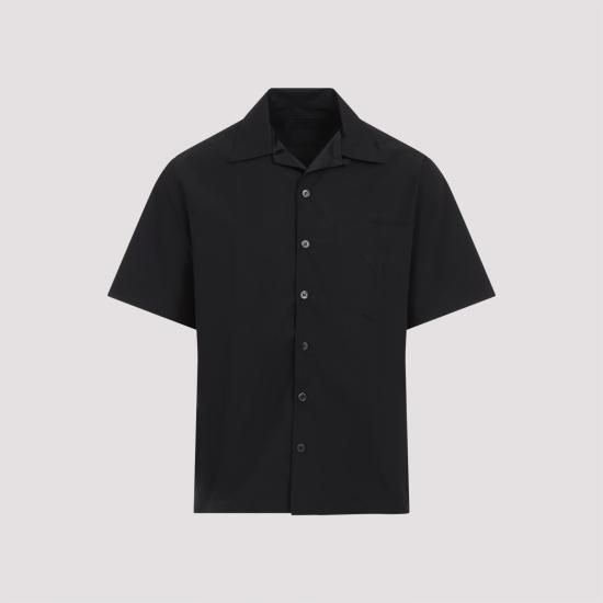 25SS 프라다 반팔 셔츠 SC803SOOO16A6 BLACK