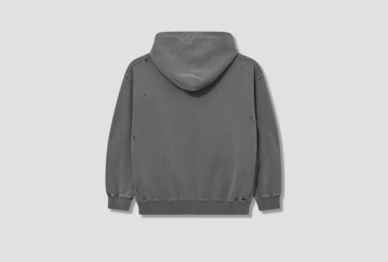 24FW 네이버후드 후드 티셔츠 SAVAGE SWEAT HOODIE LS 242OKNH CSM02 그레이