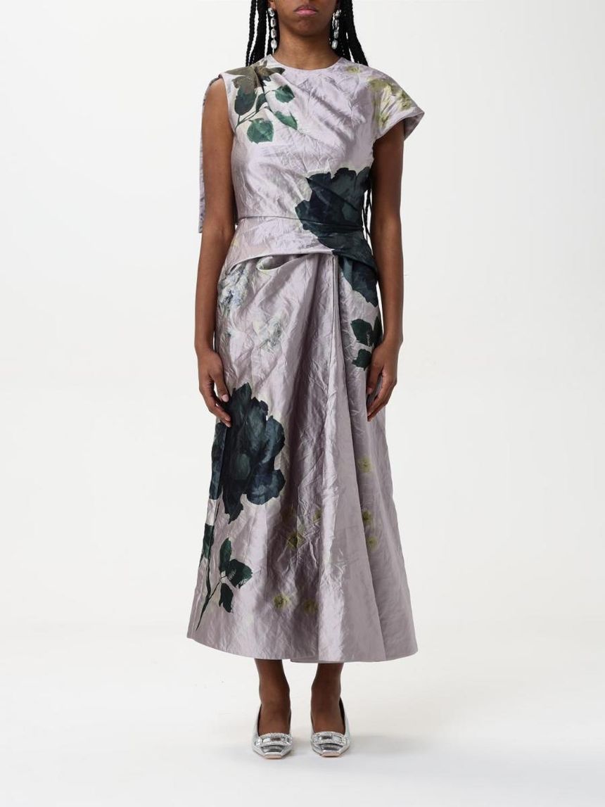 에르뎀 Womans Dress Erdem PS25D28LMTS C_259 MARGOT FLORAL LILAC []