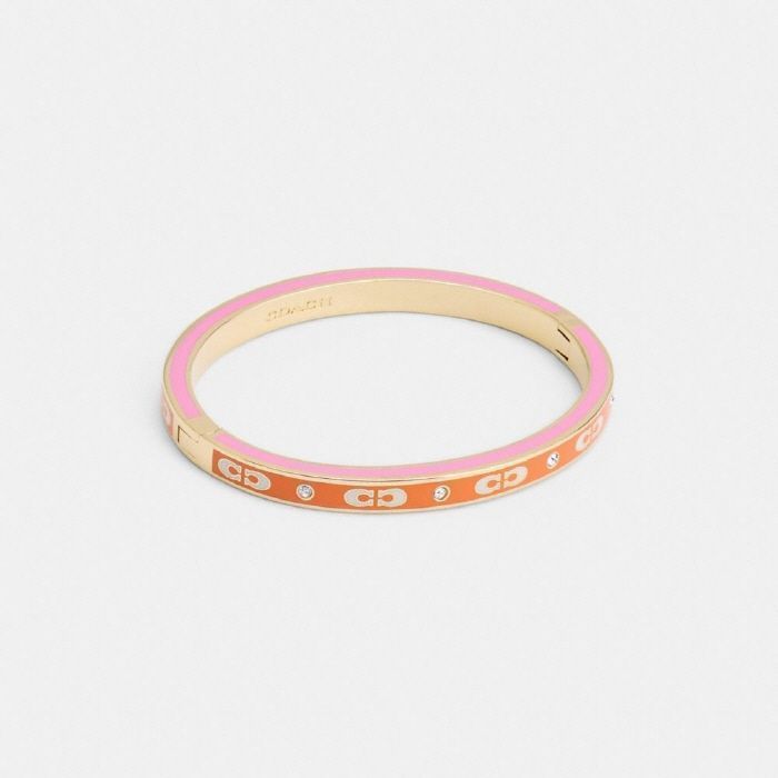 Signature Enamel Hinged 뱅글 CV259 UJH