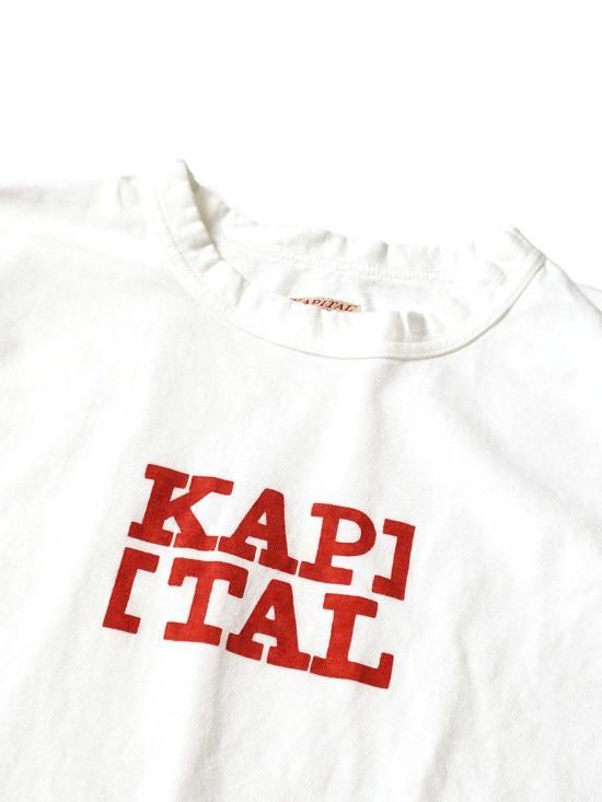 캐피탈 반팔 티셔츠 Kapital 20 루키 크루 티 블랙