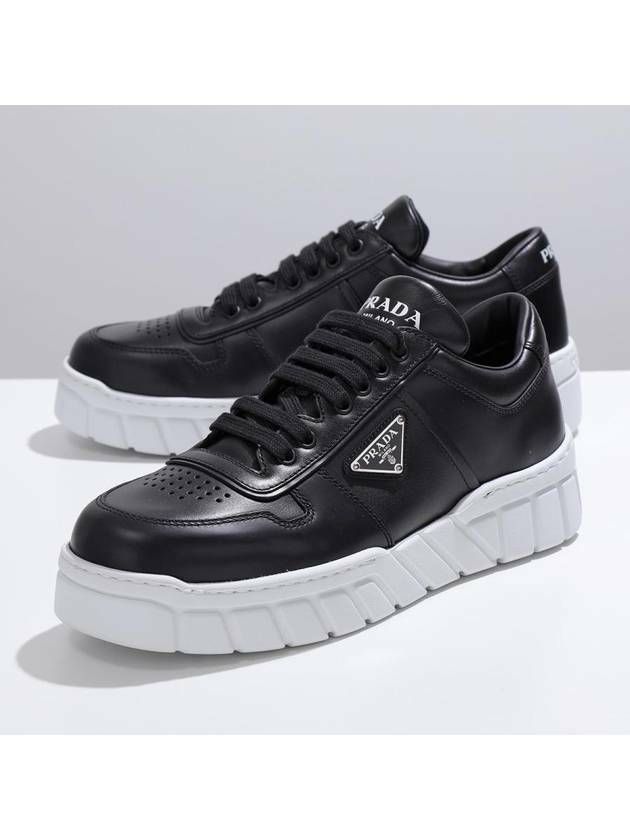 Prada Downtown Leather Sneakers 133039127 | eBay