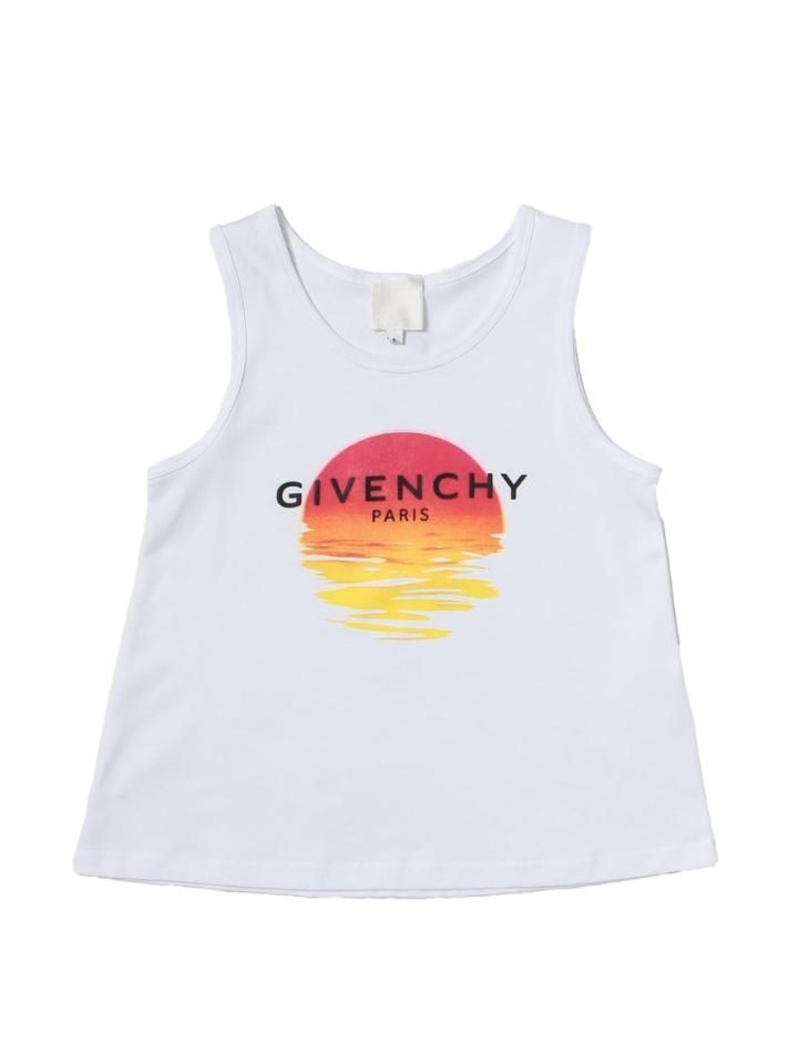 GIVENCHY 로고 프린트 탑 H15295K_10P