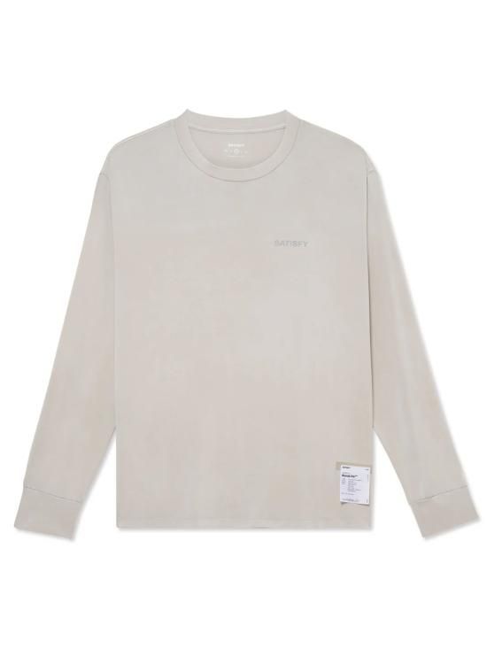 25SS 새티스파이 긴팔 티셔츠 11001MDSAB MINERALDUNE Grey