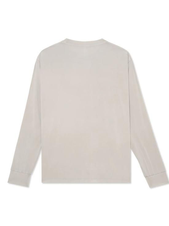 25SS 새티스파이 긴팔 티셔츠 11001MDSAB MINERALDUNE Grey