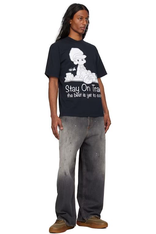 Other Brand | Online Ceramics 네이비 티셔츠 모먼트 스테이 온 트랙 티셔츠 Stay On Track Navy SS Tee TP846786499 | 트렌비