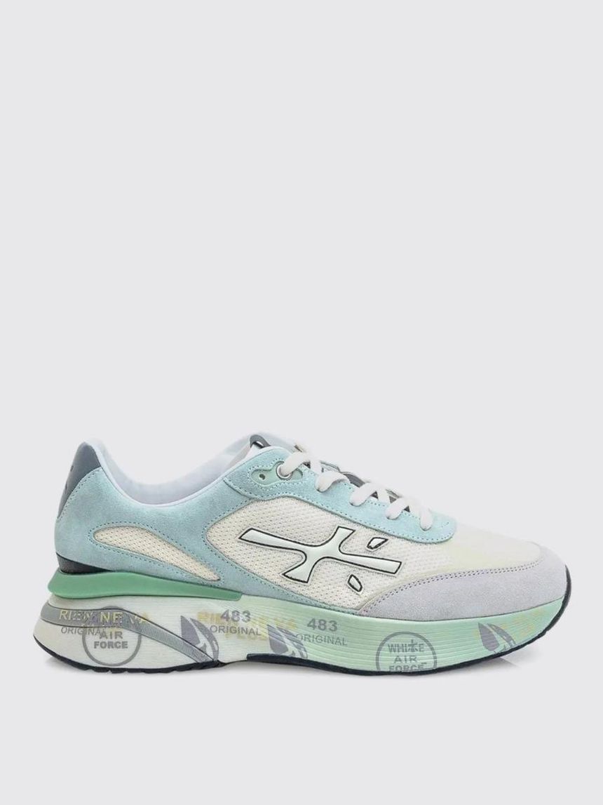 프리미아타 Mens Sneakers Premiata MOERUN Blue 7300 []