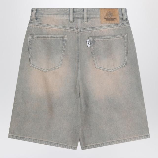NEW AMSTERDAM SURF ASSOCIATION Faded beige denim bermuda shorts 2501052001DE/Q_NEWA-DU