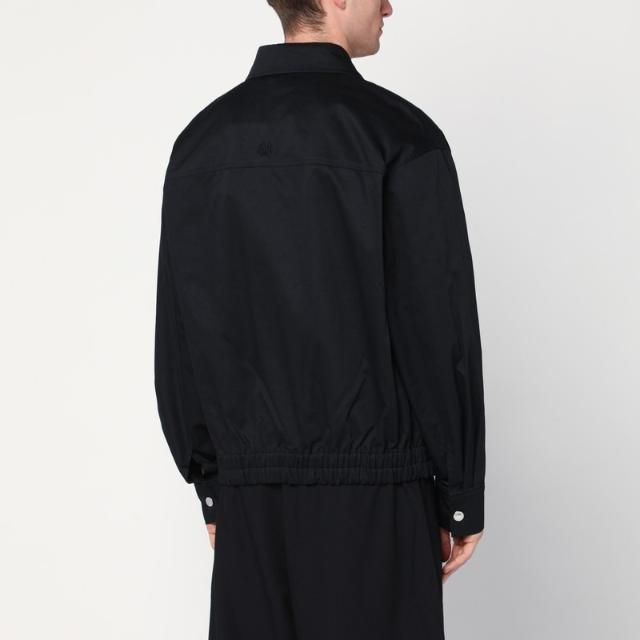 NEW AMSTERDAM SURF ASSOCIATION 2501046001CO/Q_NEWA-BLK Black zip jacket in cotton blend