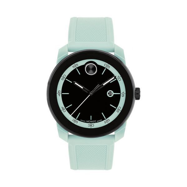 Movado 모바도 남성용 볼드 TR90 바다거품 스테인리스 스틸 시계 2439141