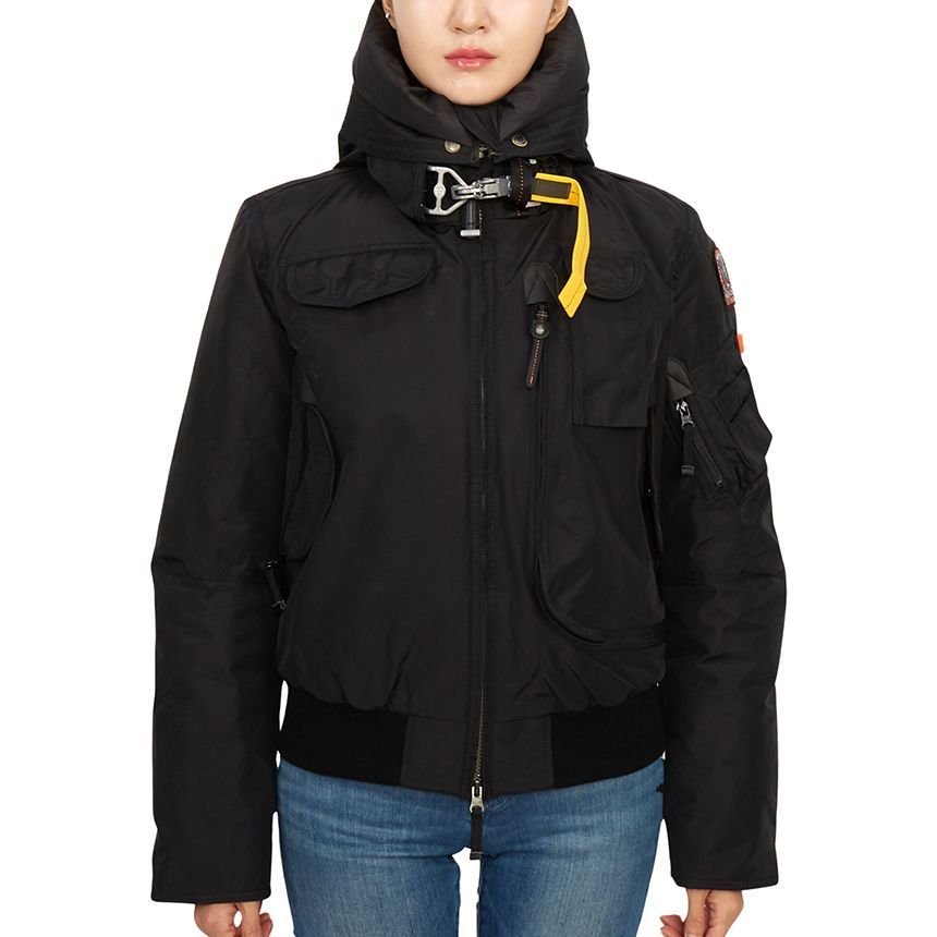 파라점퍼스 고비 여성 후드 패딩 봄버 자켓 PWJKMA31 BLACK