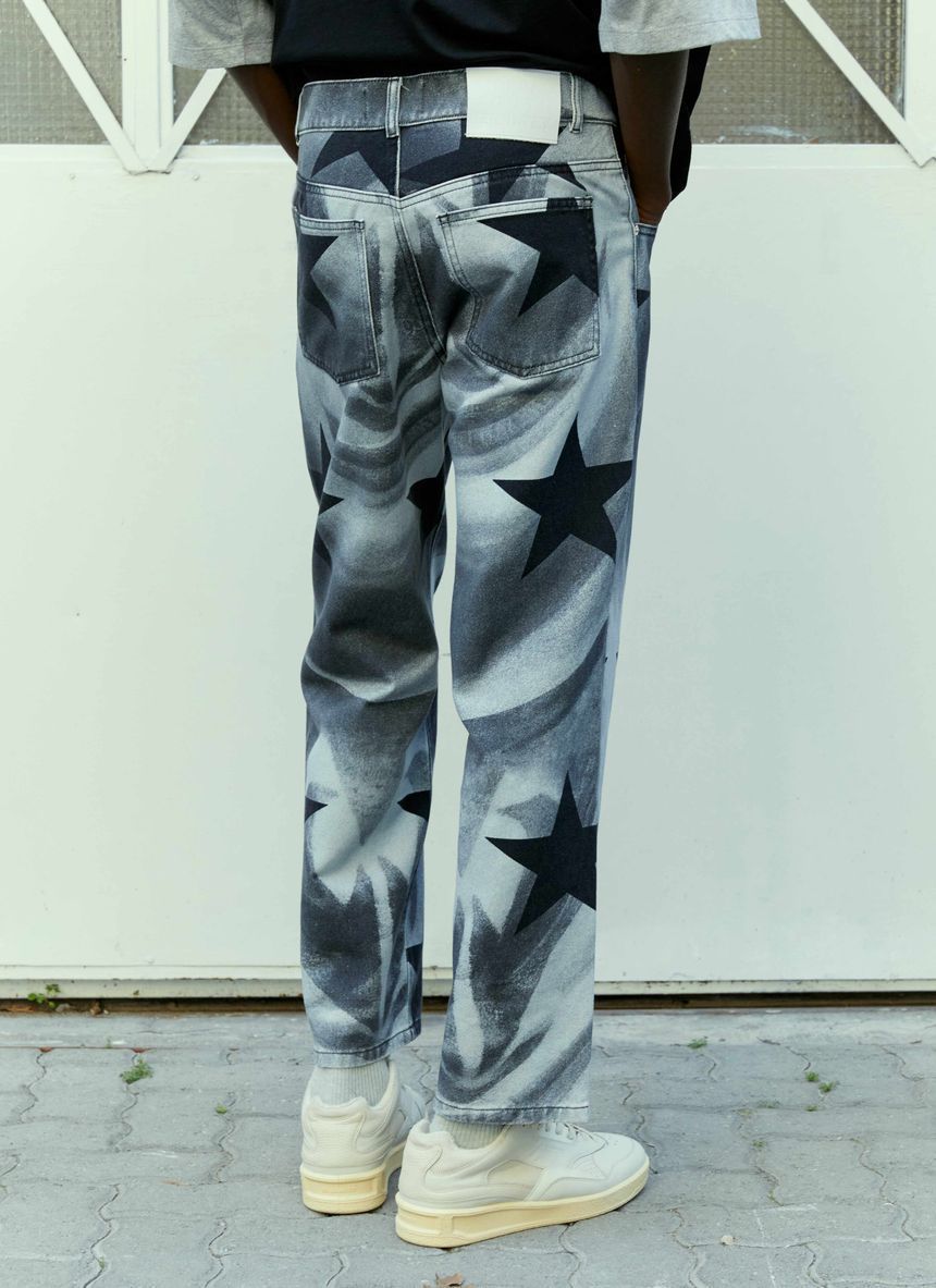 23 F/W 키스 프린트 데님 진 LYM04P005 1 B0110823730