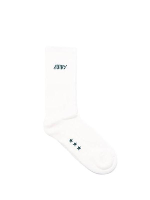 오트리 스타 양말 SOPUE7A2 CREAM/GRN B0171540596