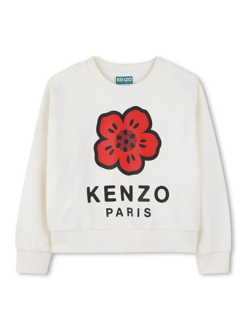 겐조(Kenzo) | 키즈 타이거 자수 스웨트 셔츠 맨투맨 화이트 K15067 103 36906 | 트렌비