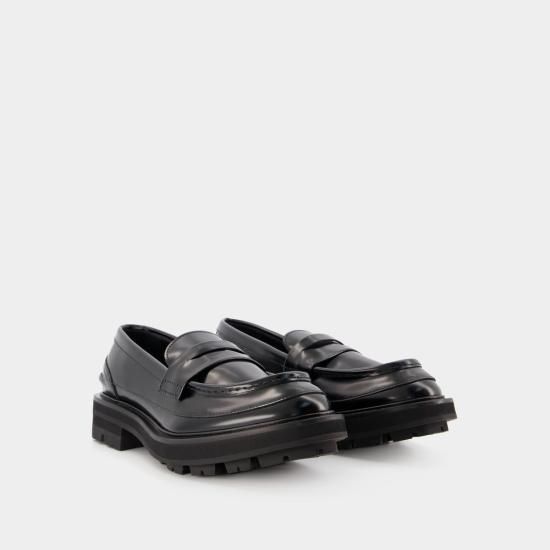 23SS 알렉산더 맥퀸 로퍼 736513WIC601000 41 Black