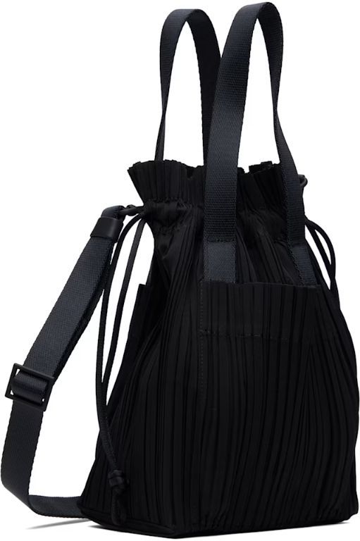 [이세이미야케]Black Pleats Tote 252941F049000