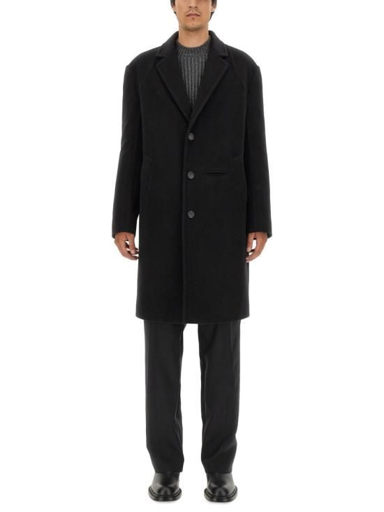 23FW 알렉산더 맥퀸 코트 758972 QVV711000 BLACK
