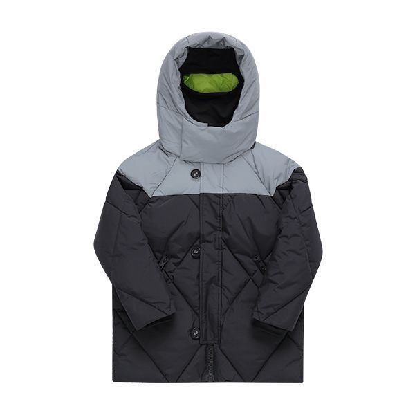 AI라이더스 키즈 고글후드 컬러블록 패딩 자켓(그레이/블랙) CK664BTACR3 90