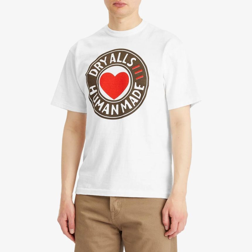 휴먼메이드 Human Made Circle Graphic T Shirt HM29TE003-WHT
