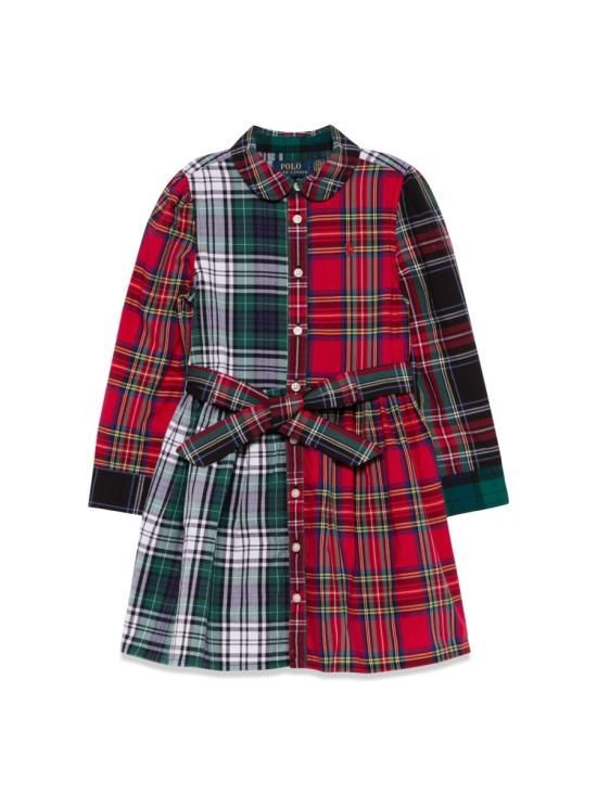 24FW 키즈 폴로 랄프로렌 원피스 312951840K 001MULTI MULTICOLOUR