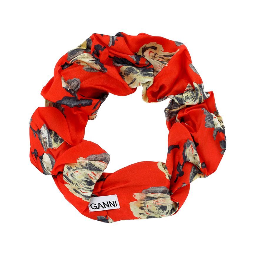 GANNI｜ (STRIPE COTTON SCRUNCHIE (A5978 396)) a5978-396_1.jpg?ts=20240608033533