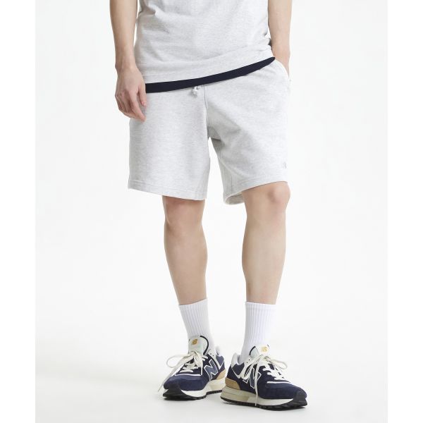 NEW BALANCE 뉴발란스 NBNVF12201 UNI 프리미엄 로고 5부 쇼츠 (GRAY)