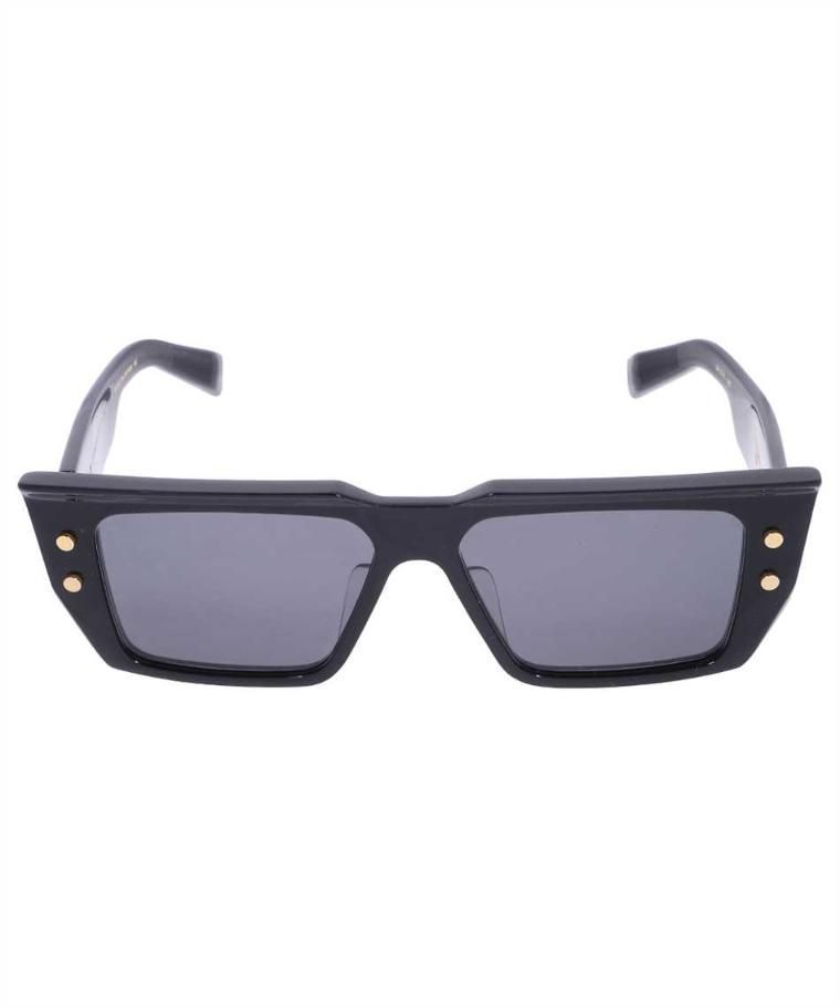 [NB24] 발망 남성 선글라스 Balmain BPS 128 BVI CAT EYE FRAME Sunglasses   Black bps128-blk-gld
