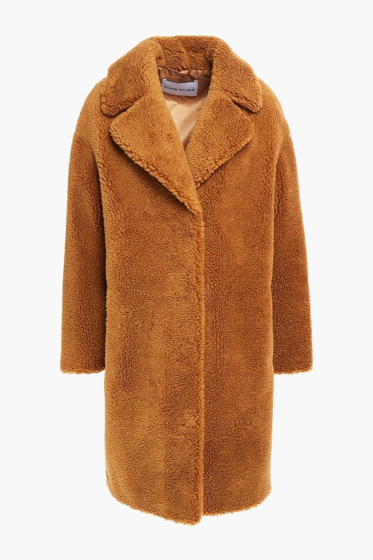 스탠드 스튜디오 Camille faux shearling coat 24665545640690905