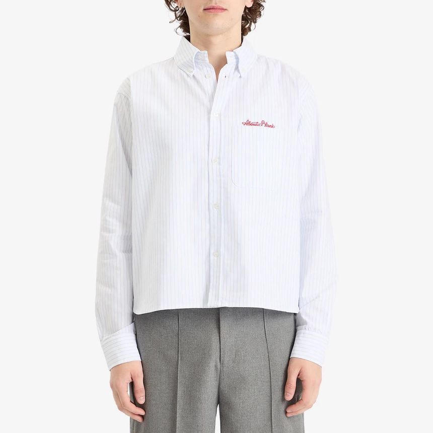 about:blank about blank Oxford Script Shirt AB-2025-0129