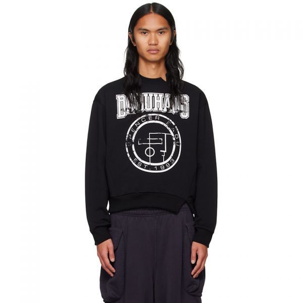 SPENCER BADU 블랙 바두하우스 스웨트셔츠 SS29384741A