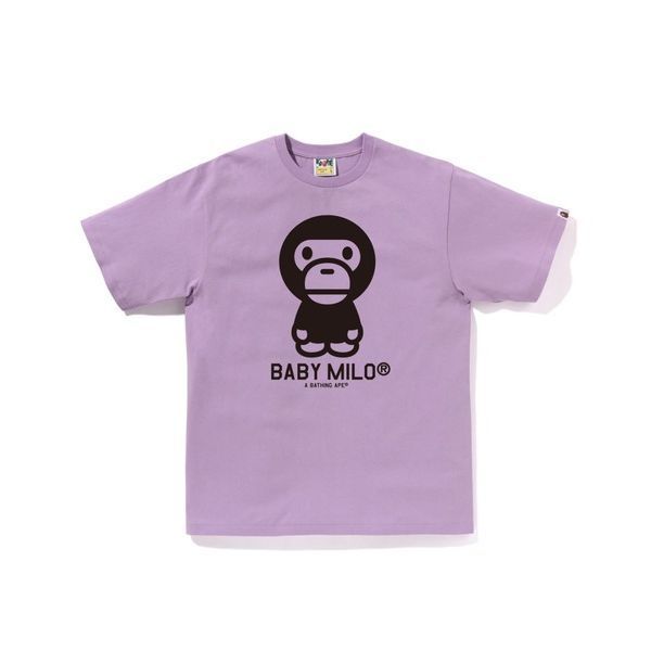 베이프(BAPE) | 베이프 바이 컬러 베이비 마일로 반팔 티셔츠 베이프C 그린 83800860 136136945 | 트렌비