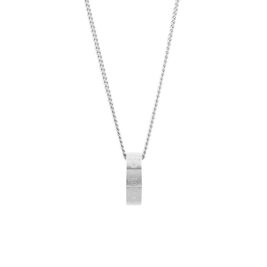 MM6 메종마르지엘라 목걸이 팬던트 SM6UU0048P6469951 PALLADIO POLISHED